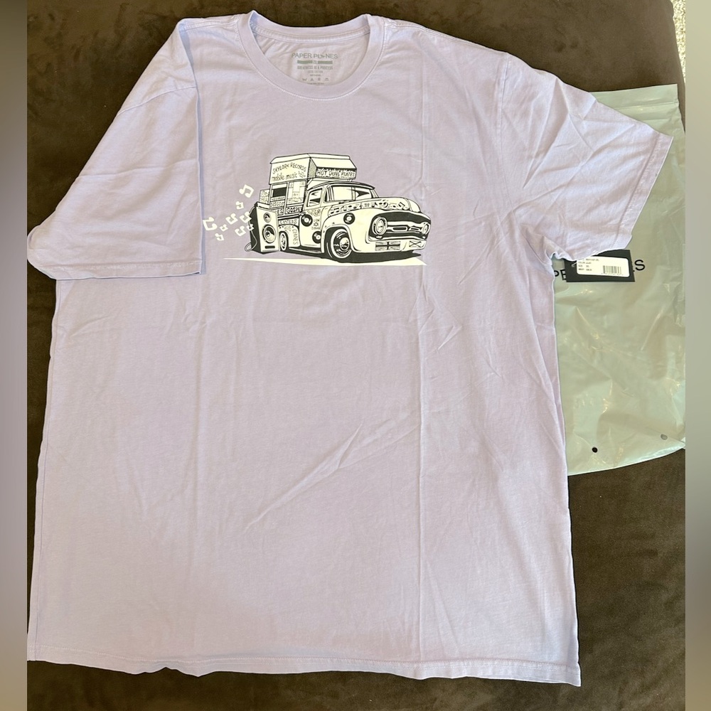 Liliac PaperPlanes Men XXL Shirt NWT